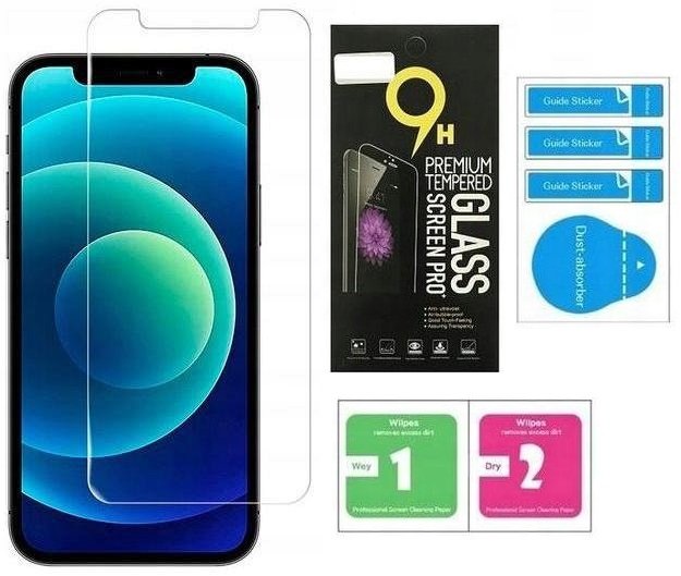 Szkło Hartowane 9H Do Iphone 12 Mini Zestaw