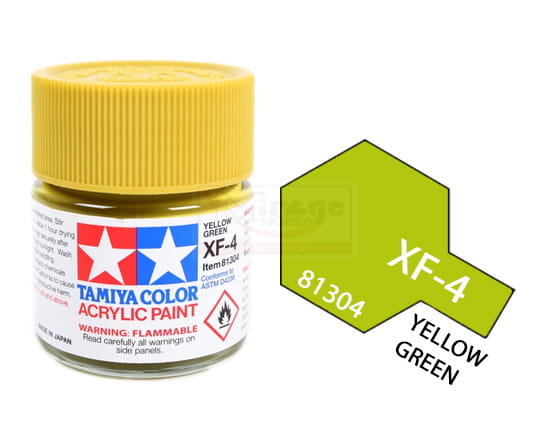 Tamiya Acrylic 81304 Xf-4 Yellow Green 23Ml [Matt]