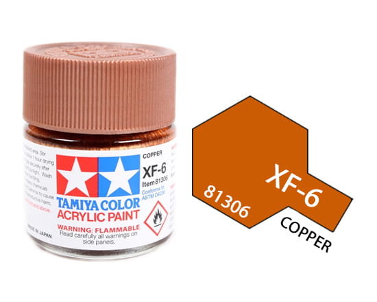 Tamiya Acrylic 81306 Xf-6 Copper 23Ml [Matt]