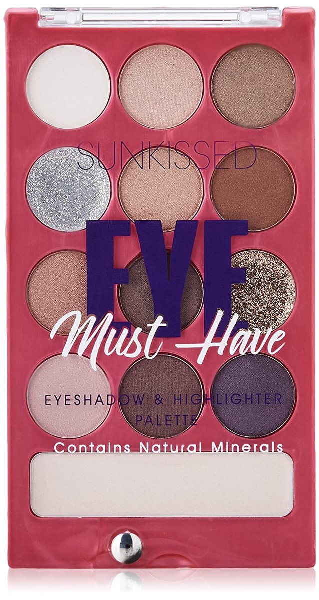 Sunkissed Eye Must Have Paleta Cieni Rozświetlacz