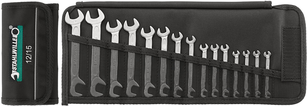 STAHLWILLE Zestaw  klucz szczękowy dwustronny Electric Numer, 12/15 PC 12/15 PC