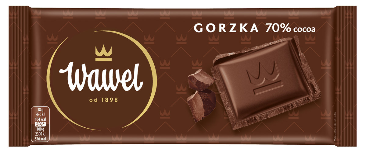 Czekolada Gorzka 70% cocoa 90g