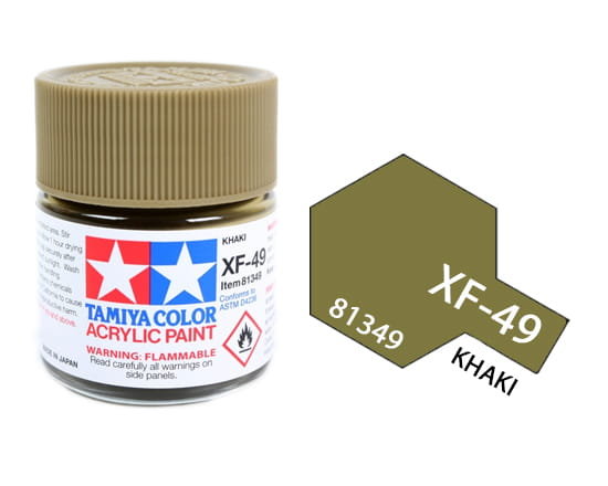 Tamiya Acrylic 81349 Xf-49 Khaki 23Ml [Matt]