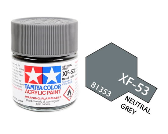 Tamiya Acrylic 81353 Xf-53 Neutral Grey 23Ml [Matt]