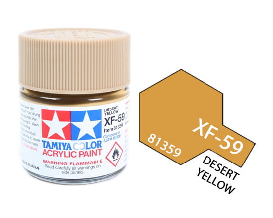 Tamiya Acrylic 81359 Xf-59 Desert Yellow 23Ml [Matt]