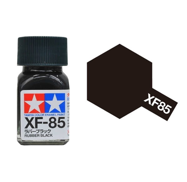 Tamiya Enamel 80385 Xf-85 Rubber Black 10Ml