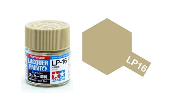 Tamiya 82116 Lp-16 Wooden Deck Tan [Matt] (Lacquer) 10Ml