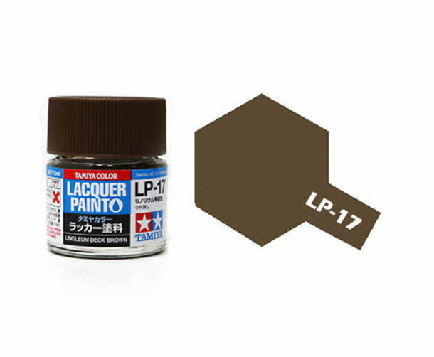 Tamiya 82117 Lp-17 Linoleum Deck Brown [Matt] (Lacquer) 10Ml