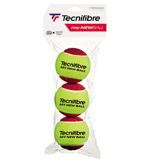 Zdjęcia - Akcesoria Tecnifibre Piłki tenisowe dla dzieci  My New Ball  (3 Pack)