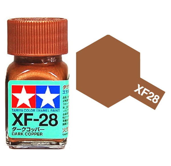 Tamiya Enamel 80328 Xf-28 Dark Copper 10Ml