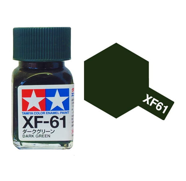 Tamiya Enamel 80361 Xf-61 Dark Green 10Ml