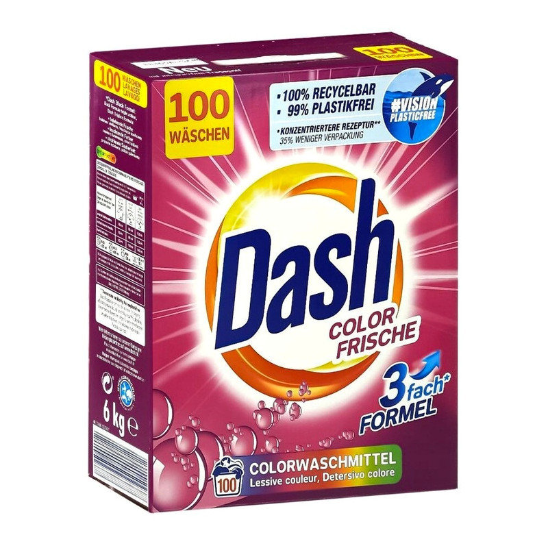 Proszek Do Prania Dash Color Frische 100 Prań 6 Kg