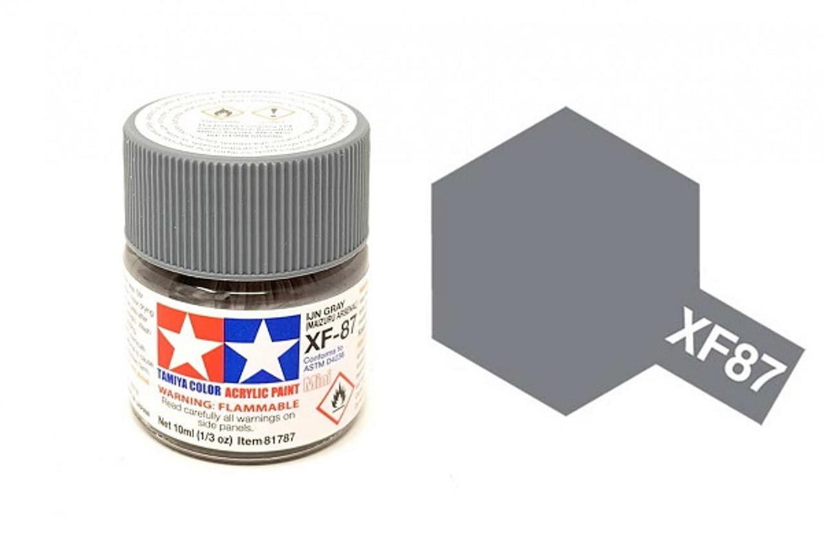 Tamiya Acrylic 81787 Xf-87 Ijn Gray (Maizuru Arsenal) 10Ml [Matt]