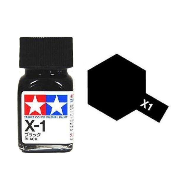 Tamiya Enamel 80001 X-1 Black Gloss 10Ml