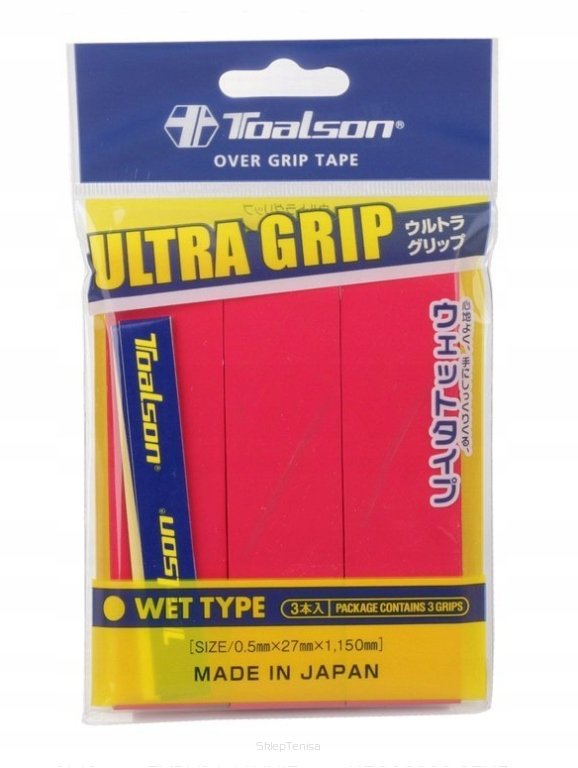 Toalson Ultra Grip (3szt.) - red TG053R-RD