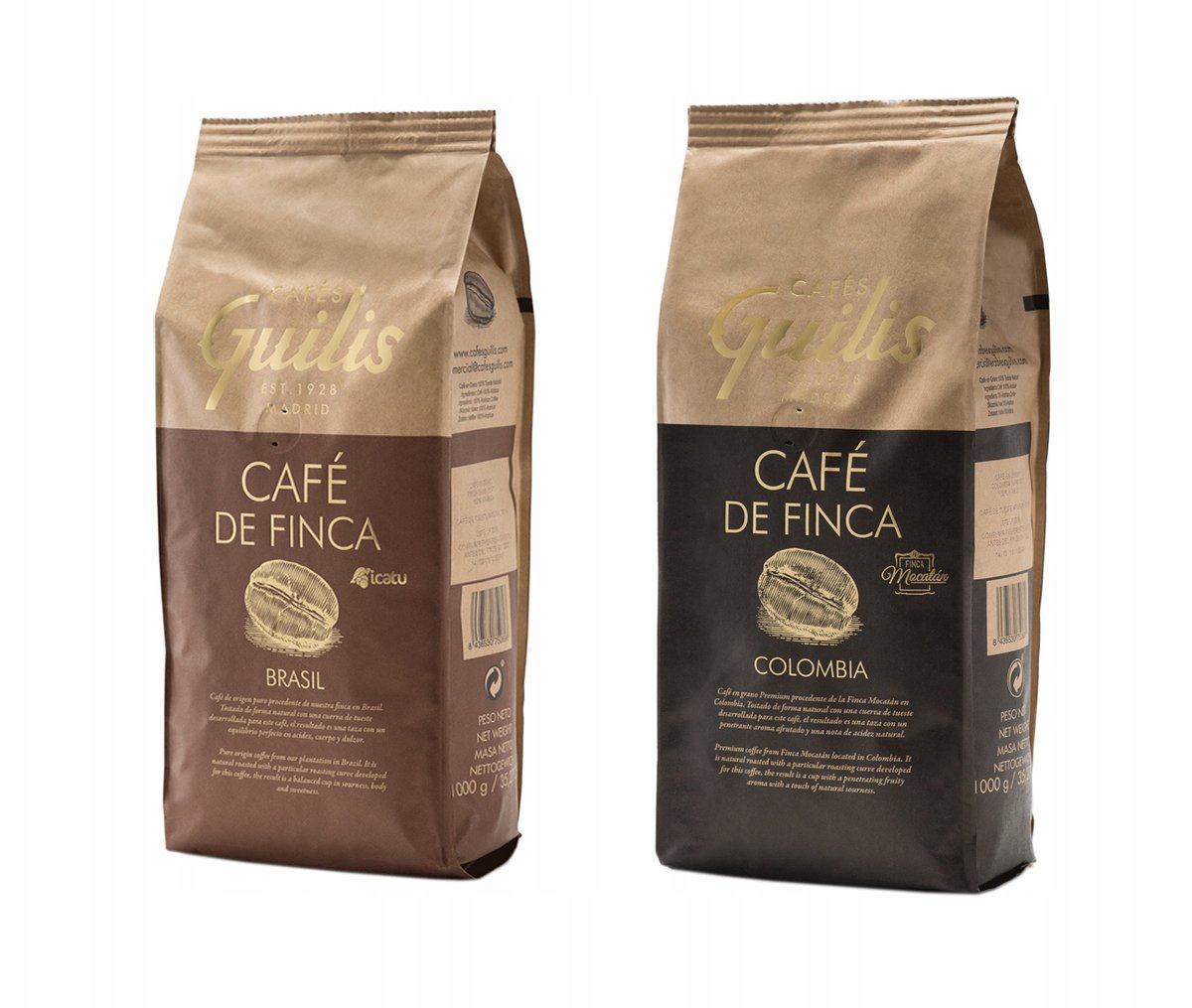 Kawa Ziarnista 100% Arabica Brazylia + Kolumbia
