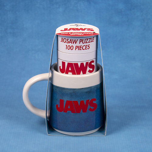 Zestaw Prezentowy Szczęki Kubek Plus Puzzle (100 Elem)