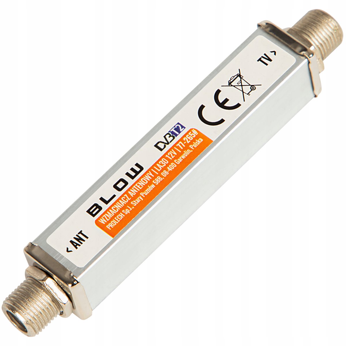 Wzmacniacz Antenowy Liniowy Tv Naziemnej 30Db 12V