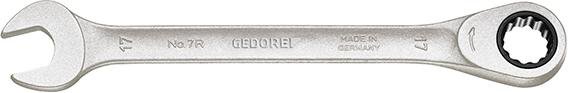 Gedore klucz płasko-7R z pierścieniem, grzechotka, 32 MM, 1 sztuki, 2297248 2297248