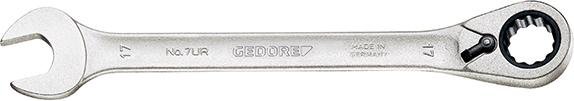 Gedore Przełączalny klucz oczkowo-płaski z grzechotką 7 UR 17 (2297345) 2297345