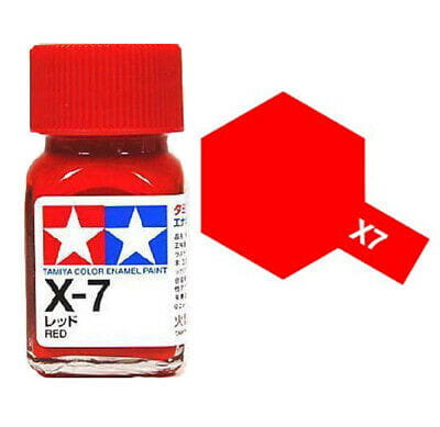 Tamiya Enamel 80007 X-7 Red 10Ml