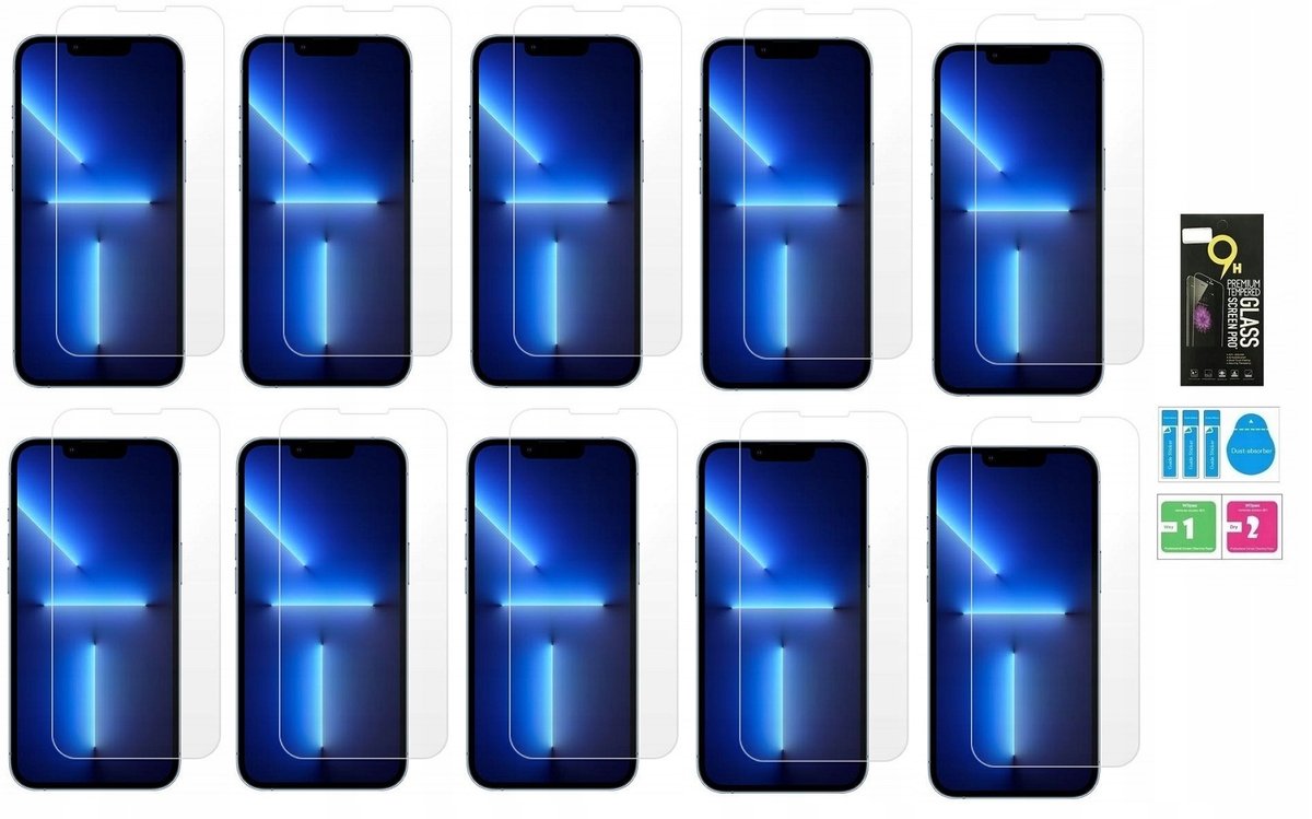 X10 Szybka 9H Szkło Hartowane Do Iphone 14 Zestaw