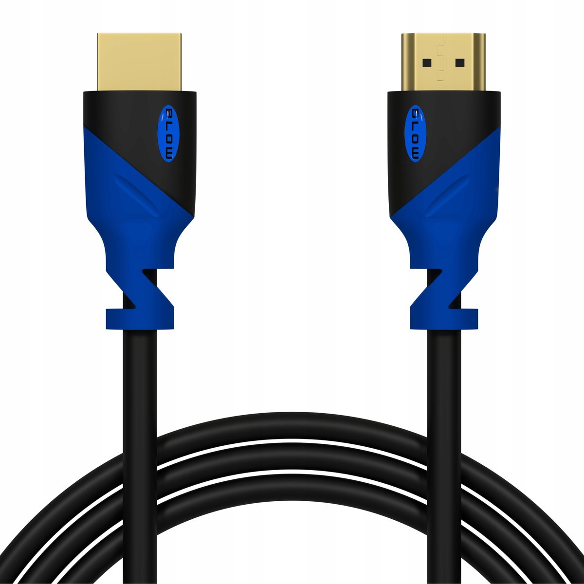 Blow Kabel 92-638# (HDMI M - HDMI M; 3m; kolor czarny, kolor niebieski) 2_205894