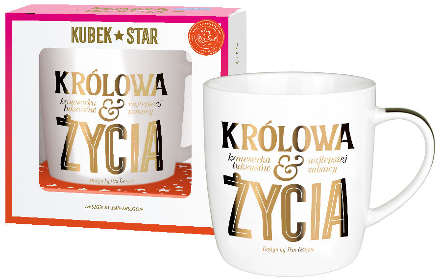 Pan Dragon Kubek Star 2-Królowa życia -