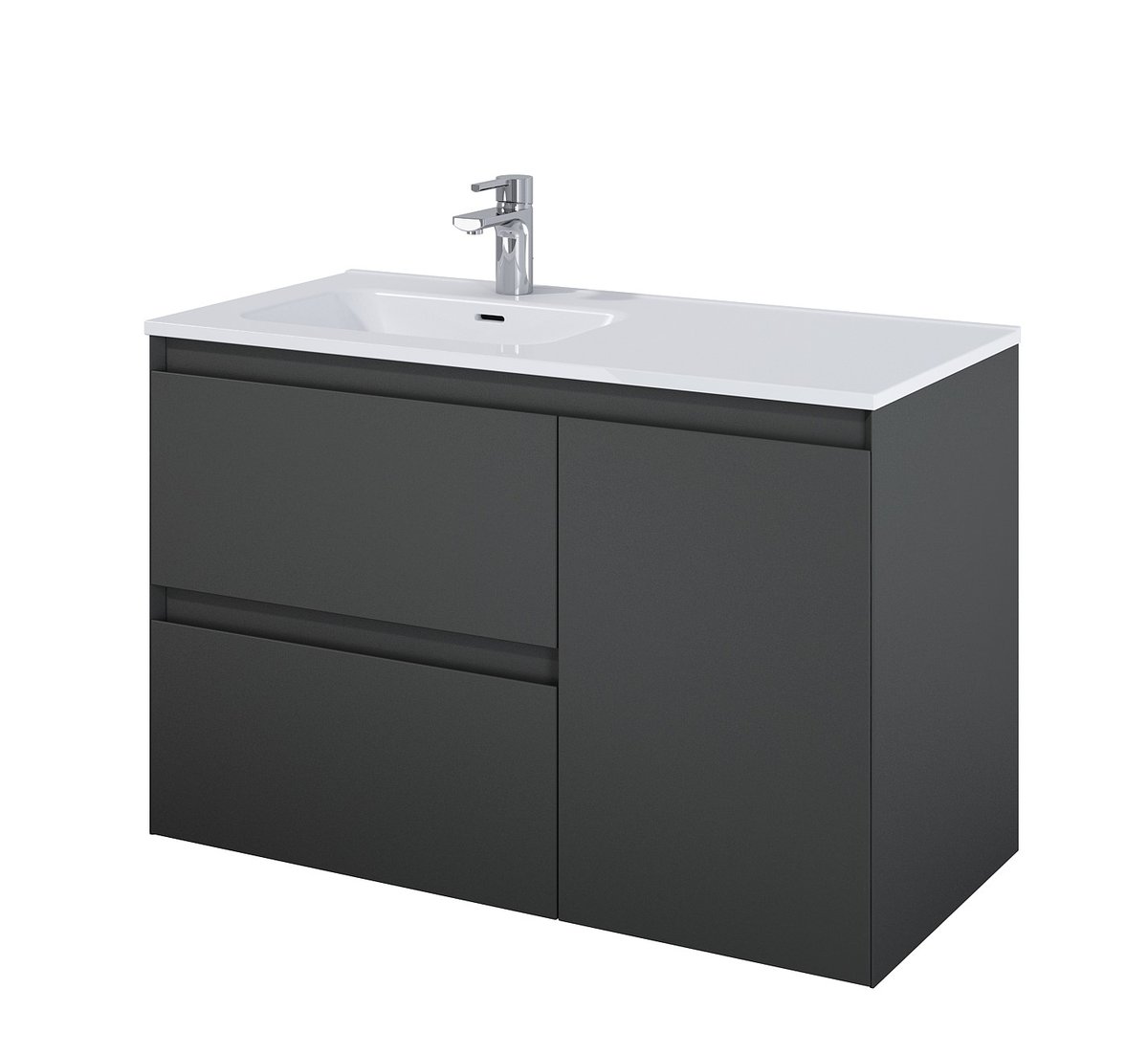 Elita 168154 SZAFKA podumywalkowa SPLIT 100 2S P CARGO ANTHRACITE MATT PDW