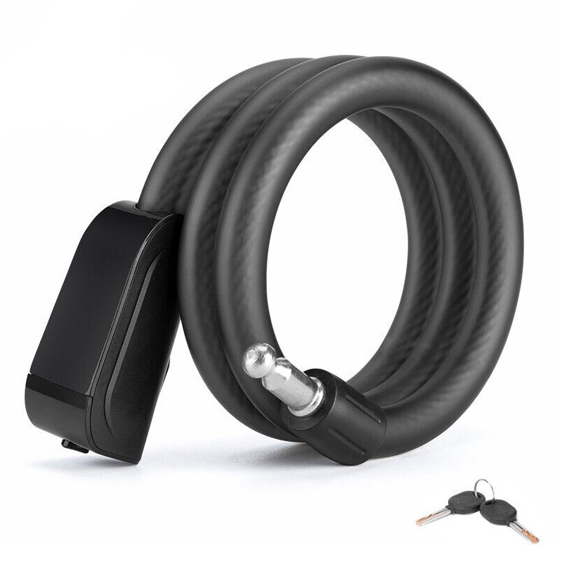 Zapięcie Rowerowe Blokada Roweru Kluczyk 14X1000Mm Rockbros