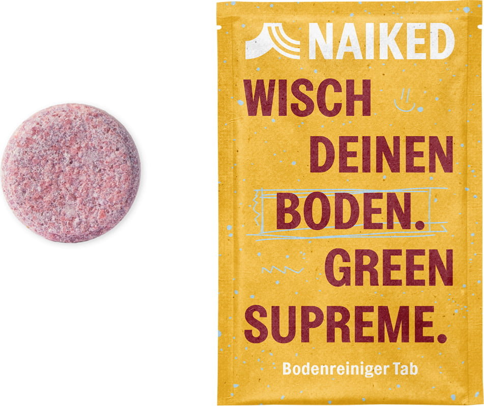 Naiked, Tabletka Do Mycia Podłóg, Pozwala Wytworzyć 500 Ml Środka Czyszczącego