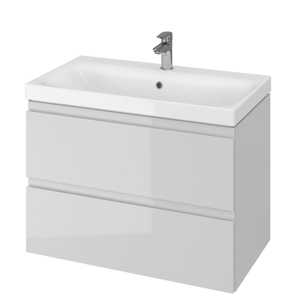 Cersanit MODUO SZAFKA WISZĄCA Z UMYWALKĄ 80 X 45 CM SZARY S801-220 S801-220
