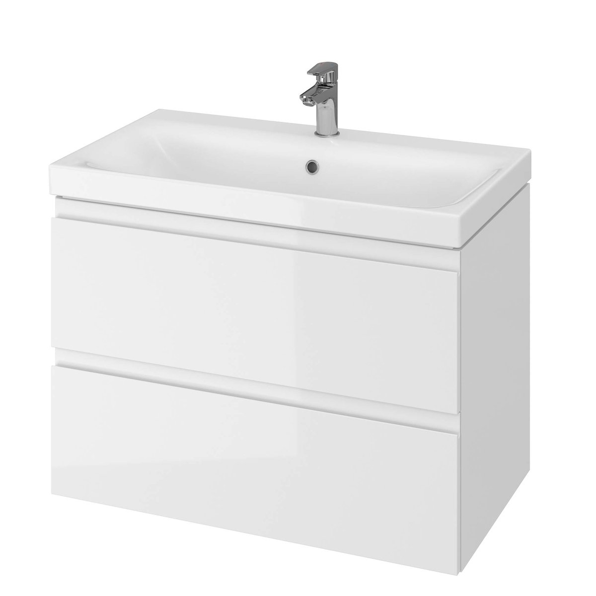 Cersanit MODUO SZAFKA WISZĄCA Z UMYWALKĄ 80 X 45 CM BIAŁY S801-221 S801-221