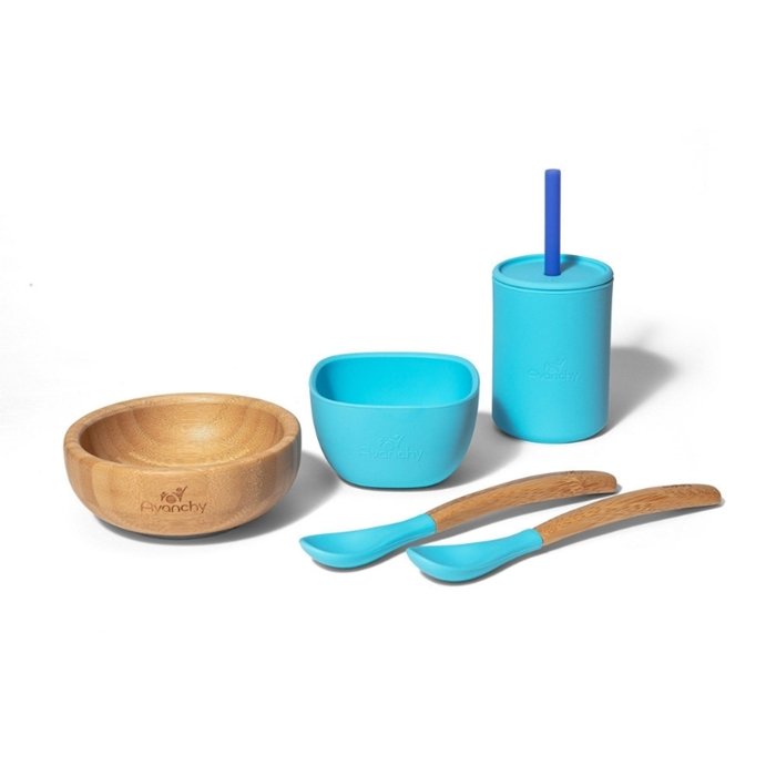 Avanchy Family Zestaw Obiadowy Dla Dziecka Blue