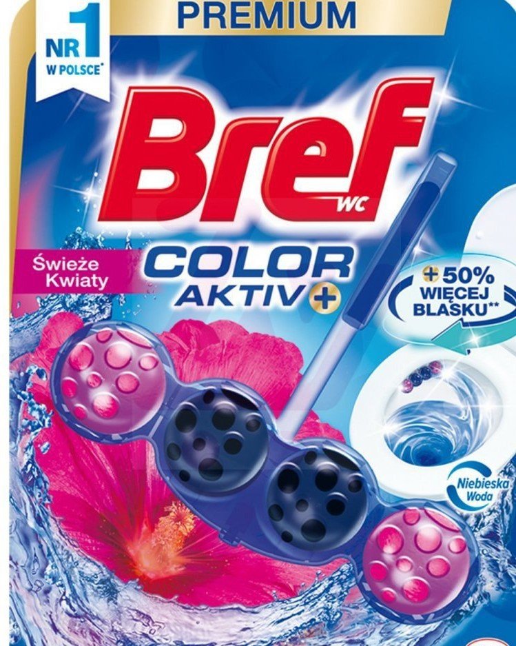 Bref Blue Aktiv Fresh Flower WC zawieszka 50 g