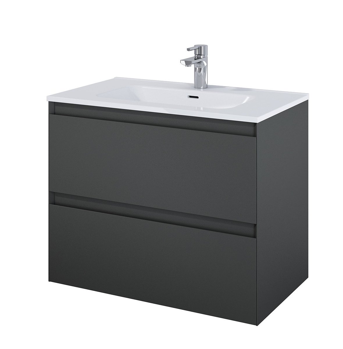 Elita 168146 SZAFKA podumywalkowa SPLIT 80 2S ANTHRACITE MATT PDW