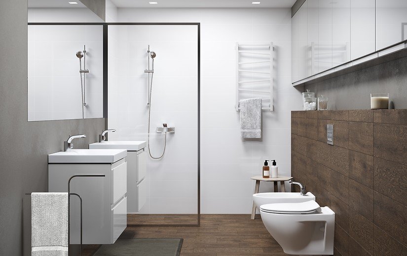 Cersanit MODUO SZAFKA POD UMYWALKĘ SLIM 80 CM SZARA ZMONTOWANA S929-001