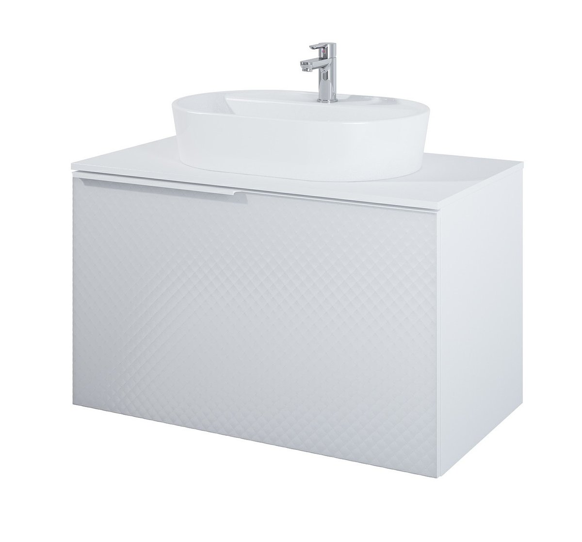 Elita Glam szafka 90 1S + 1S biały matt 168381 5907546872274