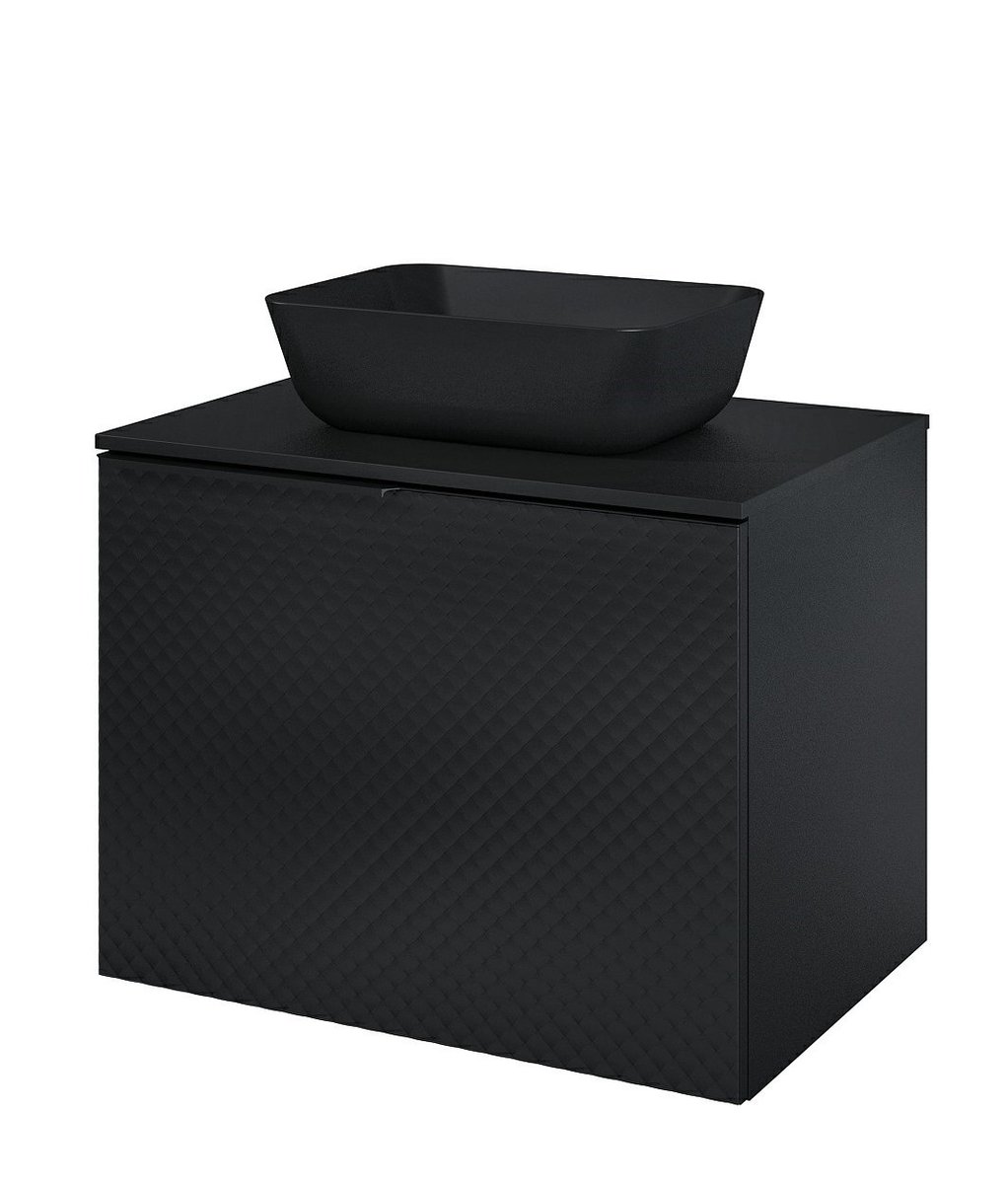 Elita Glam szafka 70 1S + 1S black matt 168386 5907546872229