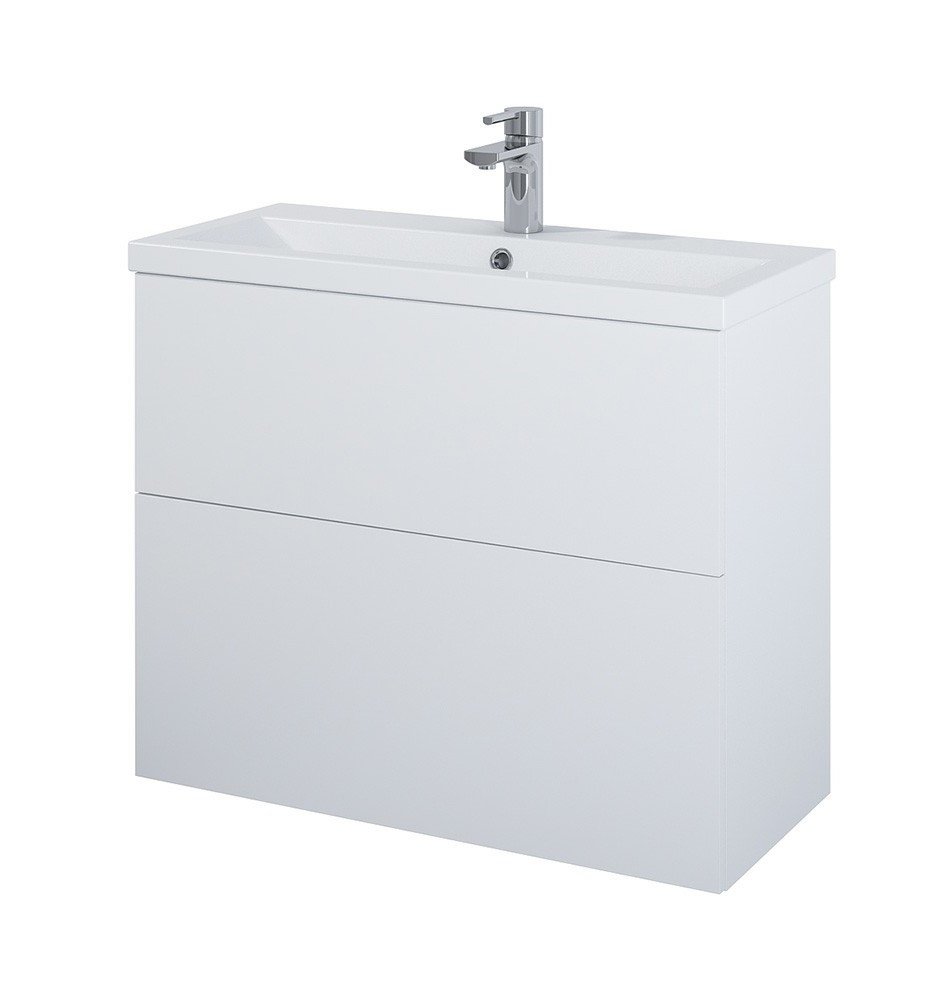 Elita Kido szafka podumywalkowa + umywalka set) 80 2S WHITE MATT PDW 168093