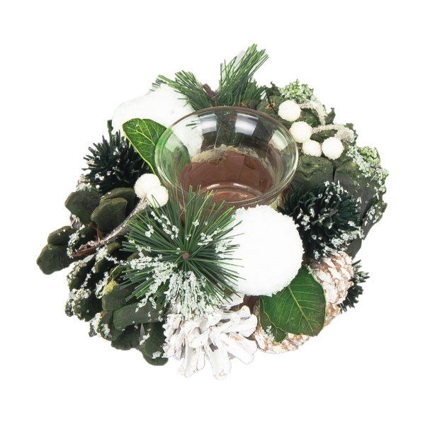 Świecznik Ozdobny Boże Narodzenie Zimowy