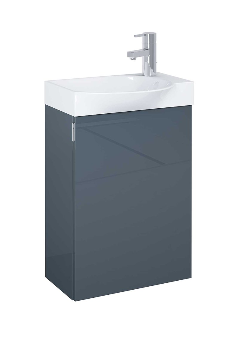 Elita Ravell Szafka z umywalką 45 Anthracite 166240  166240