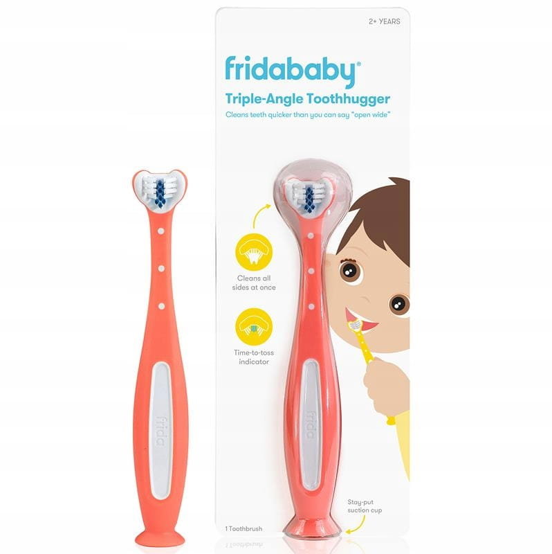 Fridababy Tooth Hugger 3D Szczoteczka Do Zębów Różowa Fri23R 1017