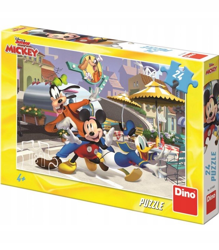 Myszka Miki i przyjaciele, Puzzle dla dzieci, 24 elementy, Dino