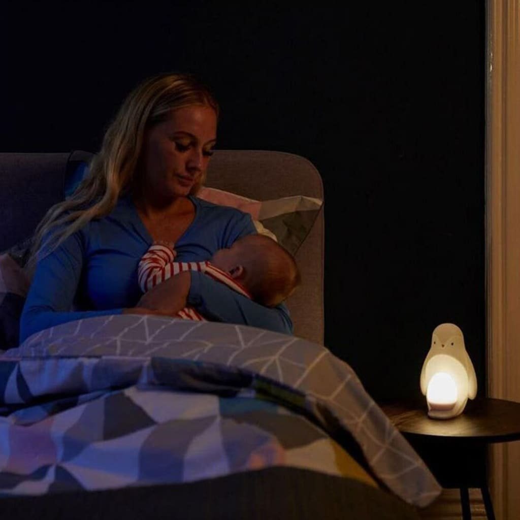 Tommee Tippee Dziecięca lampka nocna Penguin, 2-w-1, akumulatorowa