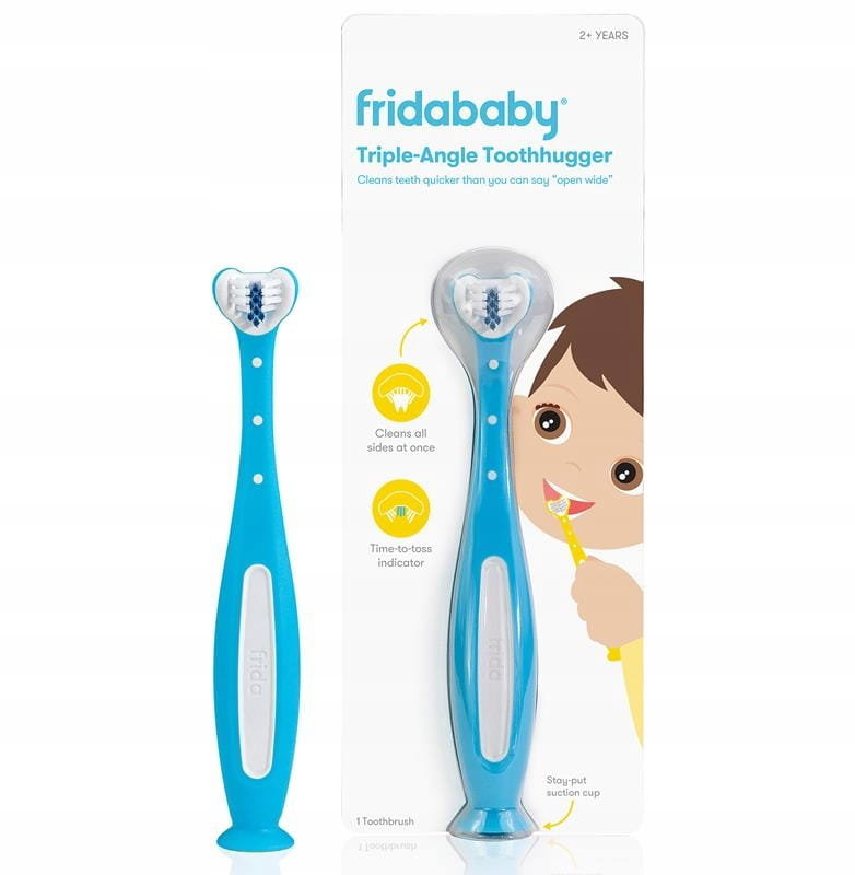 Fridababy Tooth Hugger 3D Szczoteczka Do Zębów Niebieska Fri23N 1000