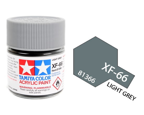 Tamiya Acrylic 81366 Xf-66 Light Grey 23Ml [Matt]