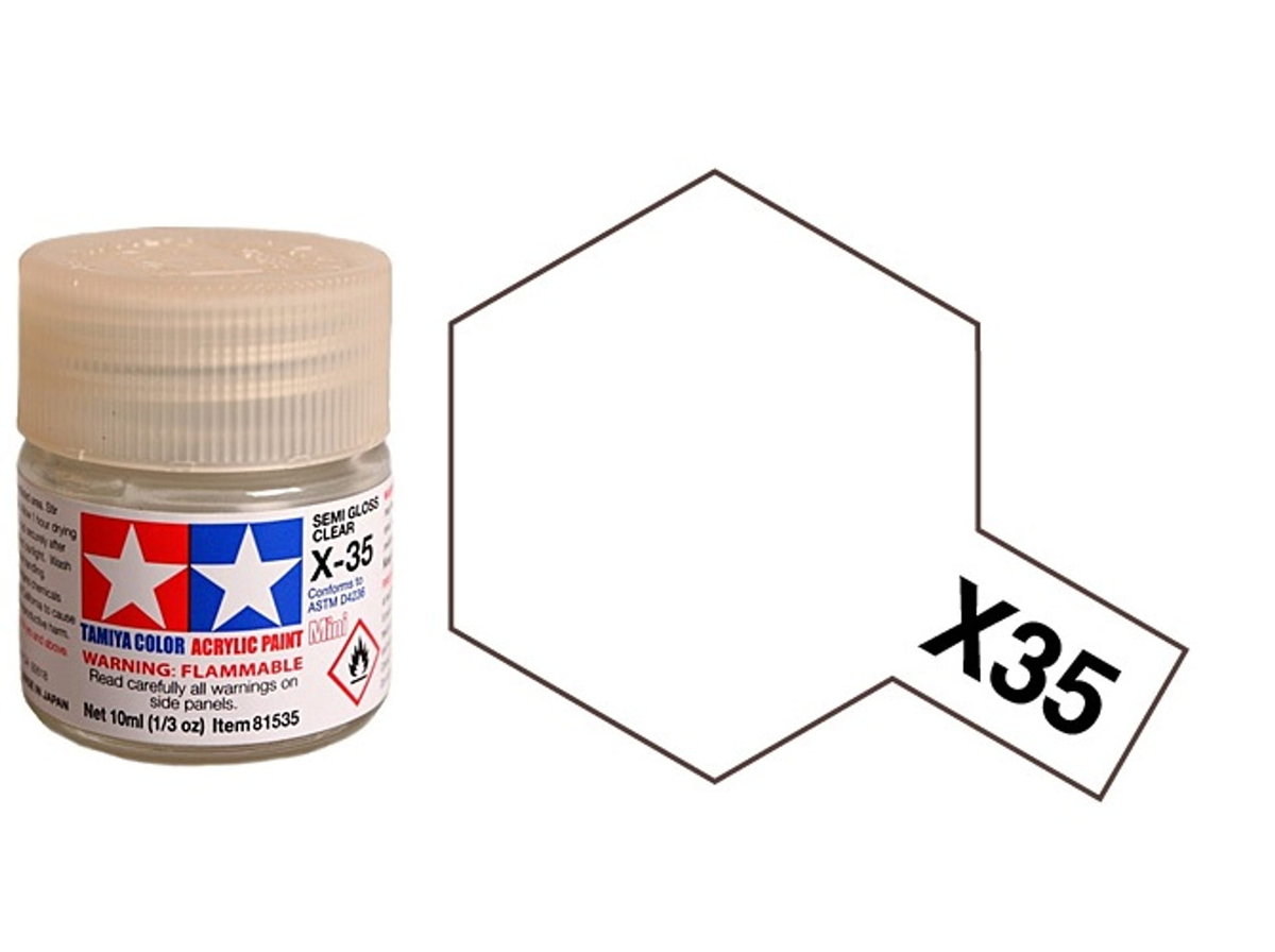 Tamiya Acrylic Mini X35 SG Clear 10ml 81535