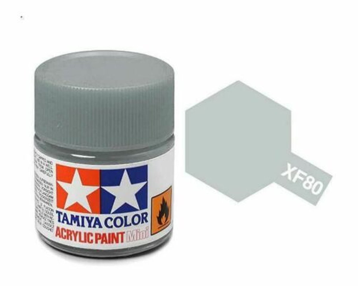 Tamiya Farba Acrylic Mini XF-80 Navy Gr 81780
