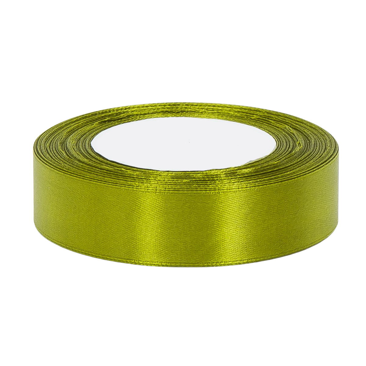 Wstążka Satynowa Zielona Oliwka 25Mm X 36Y
